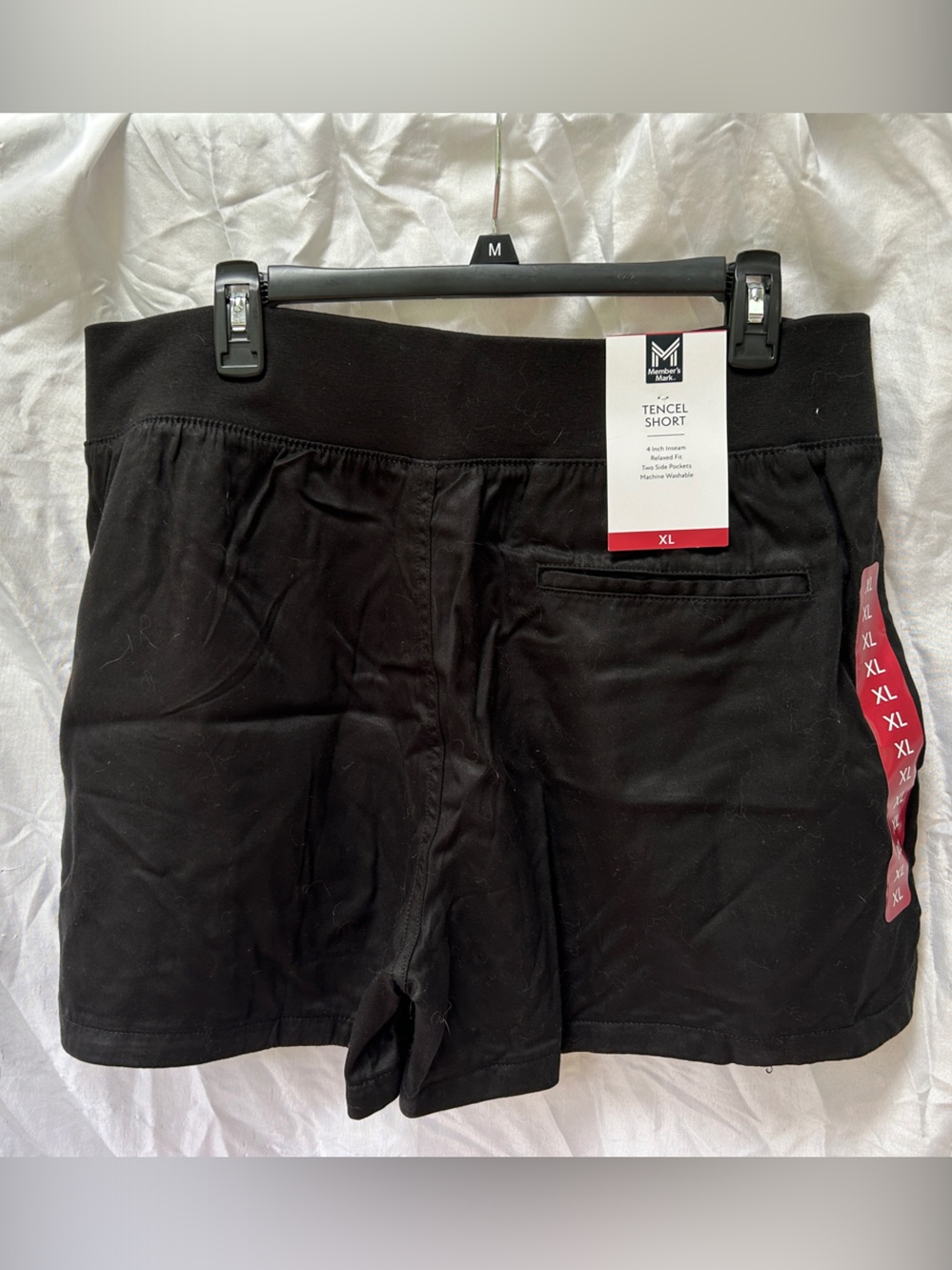 Member’s Mark NWT Black Pull-on Tencel Women's Shorts